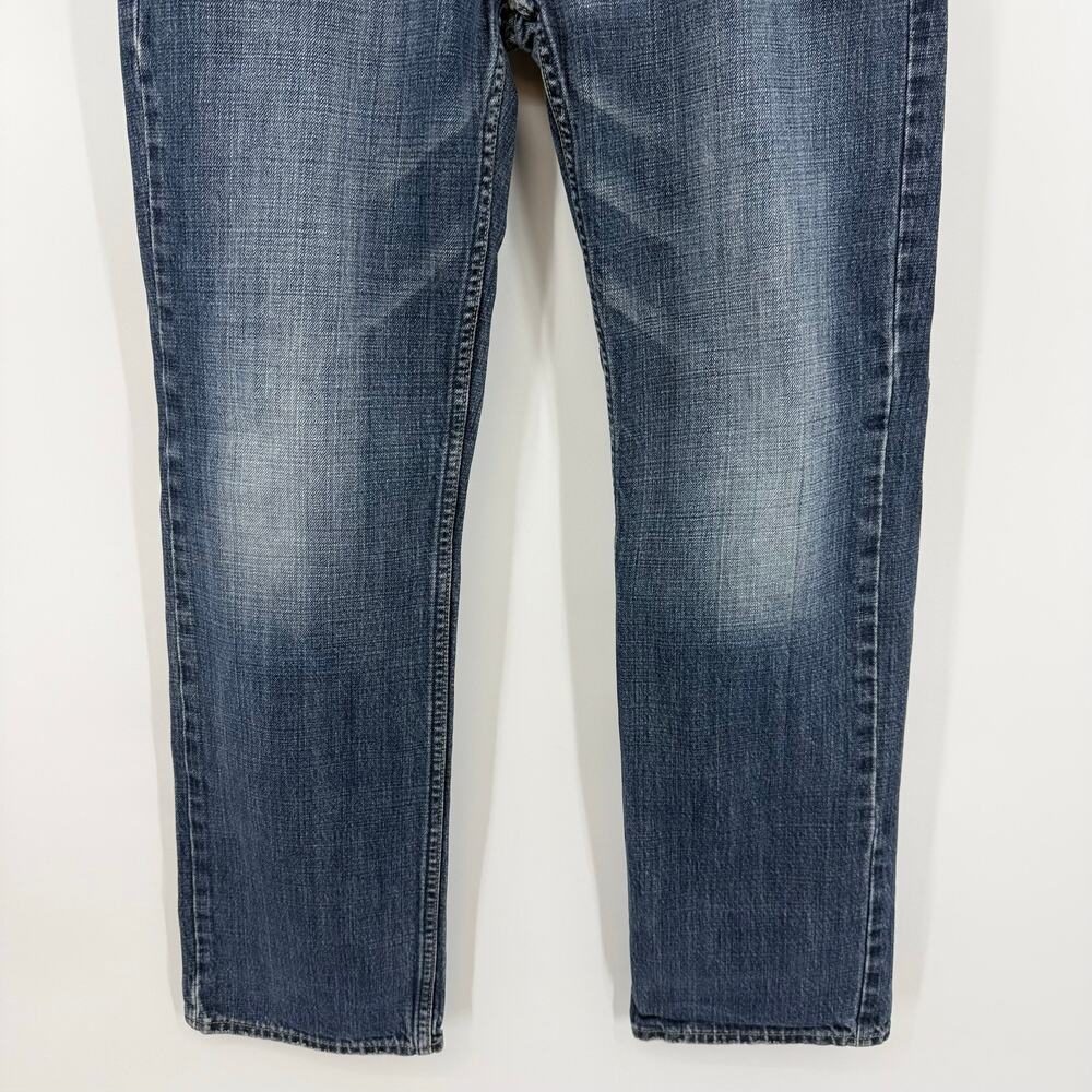 American Eagle Original Straight Jeans Womens 29 / 30 Med Wash 100% Cotton - Picture 3 of 8